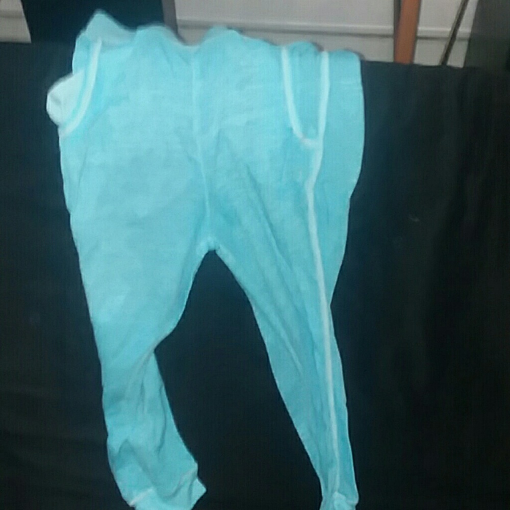 Blue sweatpants